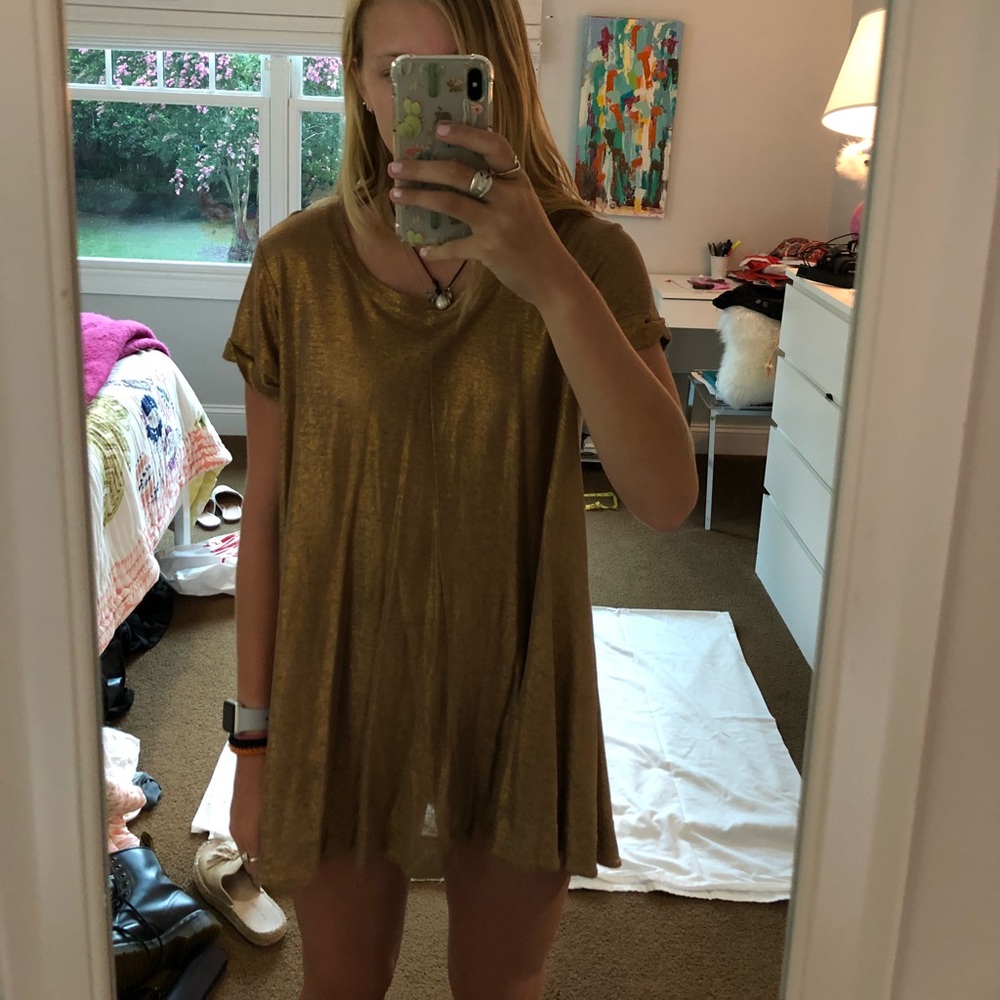 Really pretty gold tunic/dress